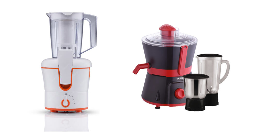 difference between food processor and juicer