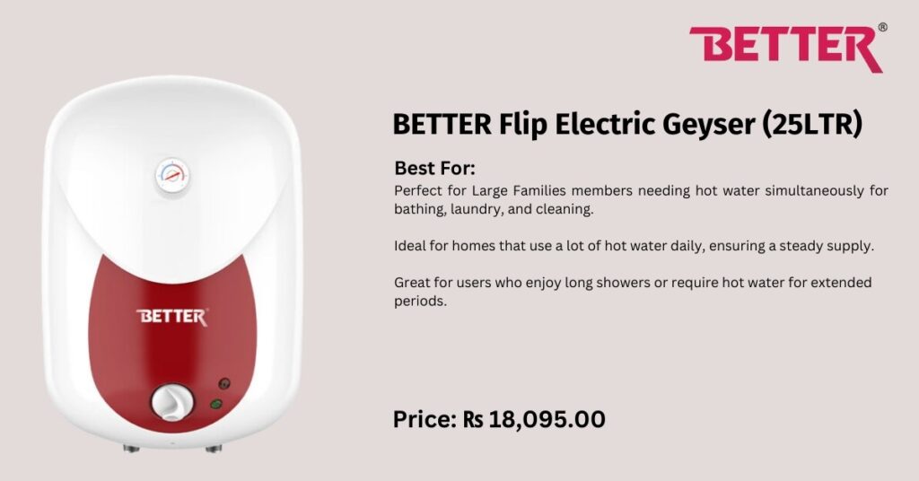  Best Electric geyser in Nepal (New Updated)  - Top 7 Picks: TheBetterAppliances: BetterHomeAppliances.com: BETTER Flip Electric Geyser 