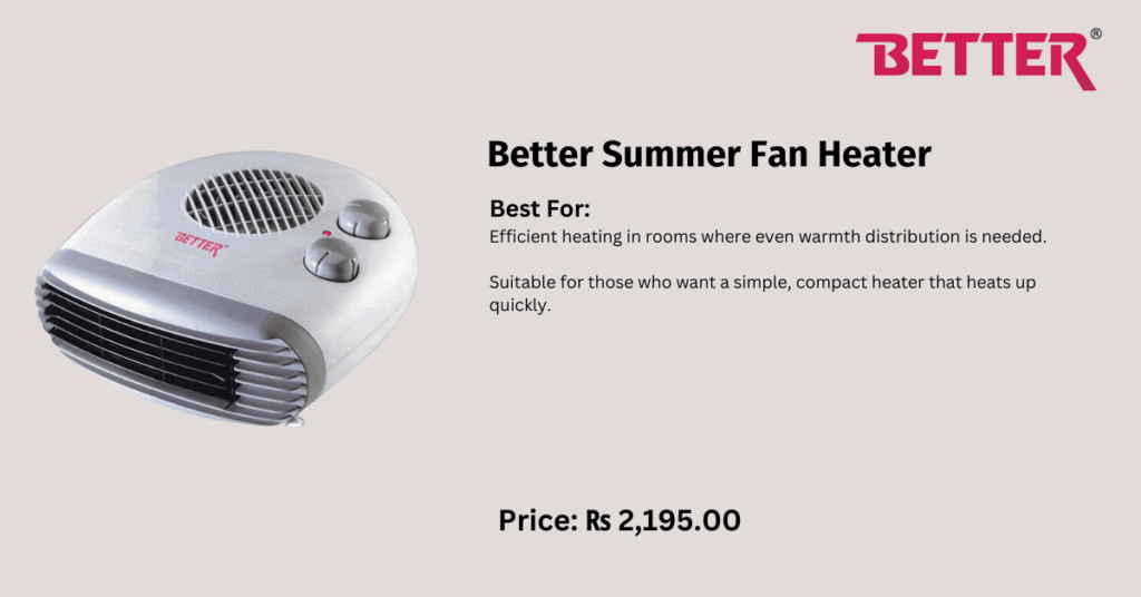 Best Electric Heater in Nepal for Winter Season | Affordable Heater  : thebetterappliances.com: Better Summer Fan Heater 