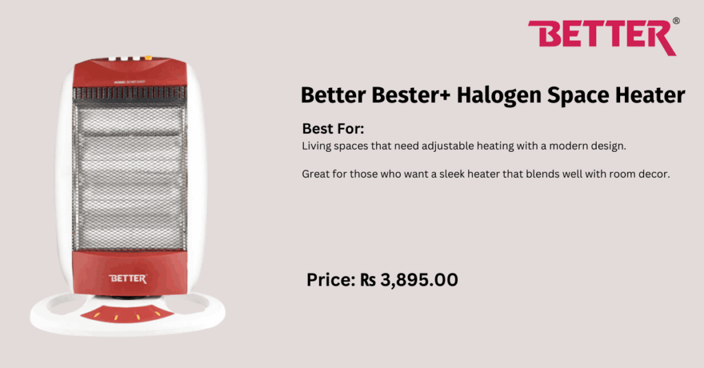 Best Electric Heater in Nepal for Winter Season | Affordable Heater  : thebetterappliances.com:  Better Bester+ Halogen Space Heater 