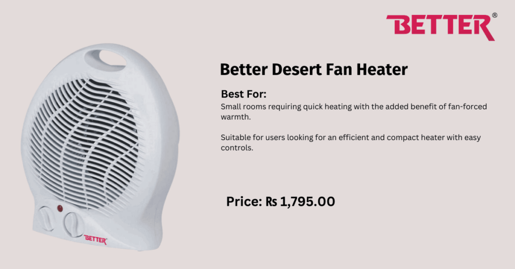 Best Electric Heater in Nepal for Winter Season | Affordable Heater  : thebetterappliances.com:  Better Desert Fan Heater 